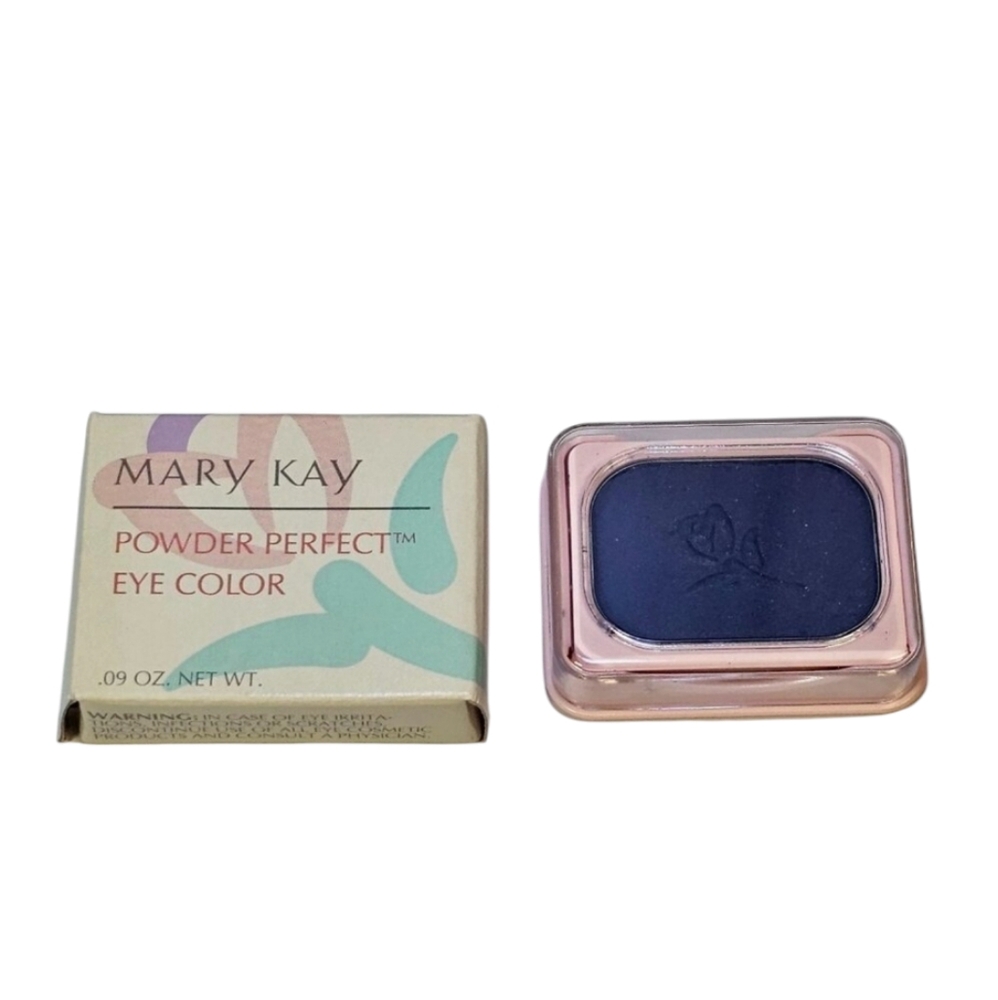 Mary Kay‎ Powder Perfect Eye Color - Brilliant Blue #5525 - NIB Old Stock